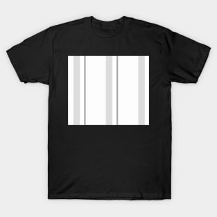 Strips - gray and white. T-Shirt